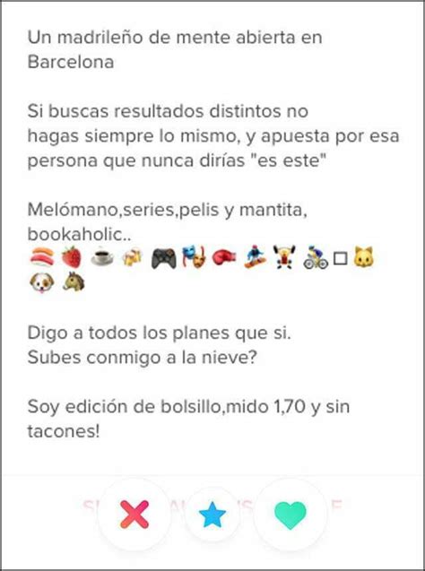 Mejores descripciones de tinder para hombres